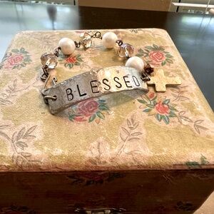 Artisan Made “BLESSED” Bracelet